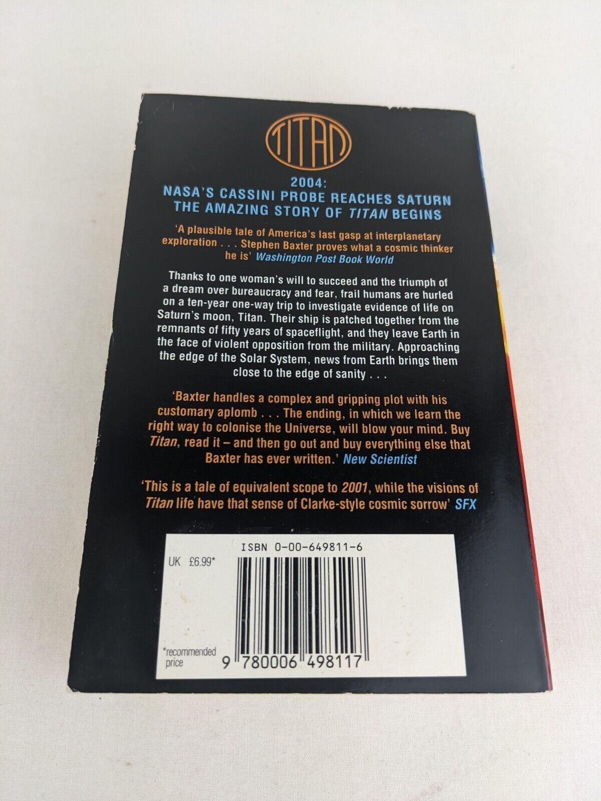 Titan by Stephen Baxter (Paperback, 1998)