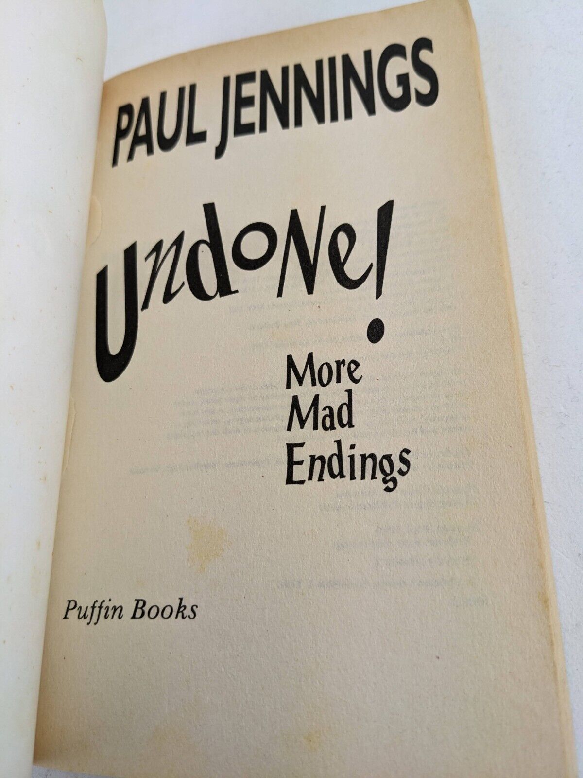 Paul Jennings x 6 -Uncollected Series (Puffin books)