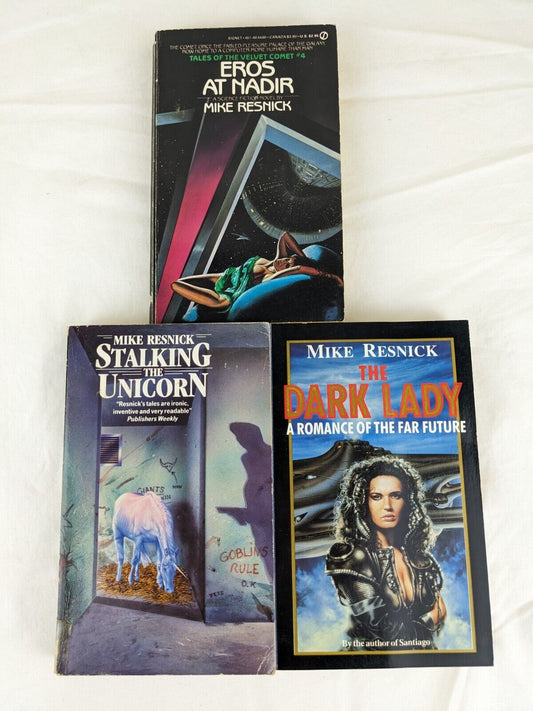 Mike Resnick x 3 - Eros at Nadir, Stalking the unicorn & the dark lady 1986