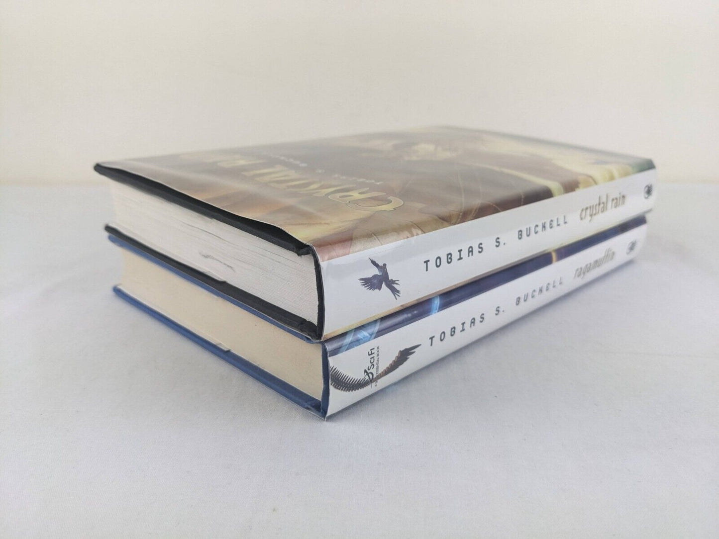 Xenowealth: Crystal Rain & Ragamuffin by Tobias Buckell 2006 Hardcover First Ed.