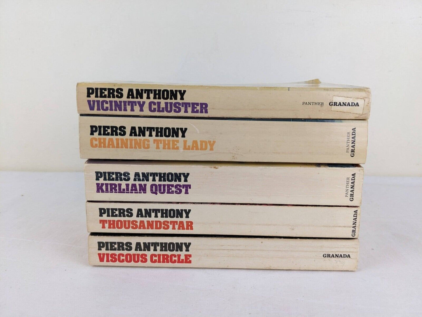 Pier's Anthony's Cluster complete  volume 1-5 1979 - Vicinity, Lady, Quest etc.