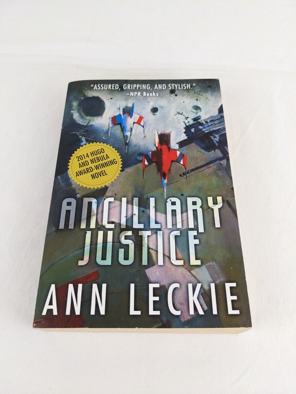 Ancillary justice by Ann Leckie First Edition 2013 paperback