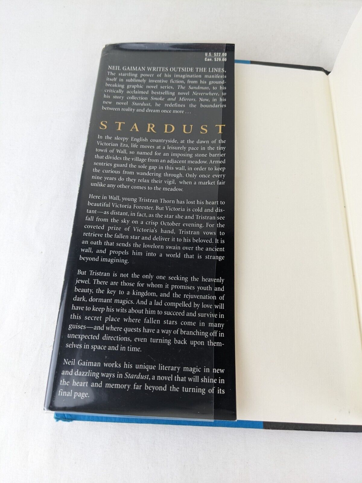 Stardust by Neil Gaiman Hardcover 1999 First Edition Spike Printing