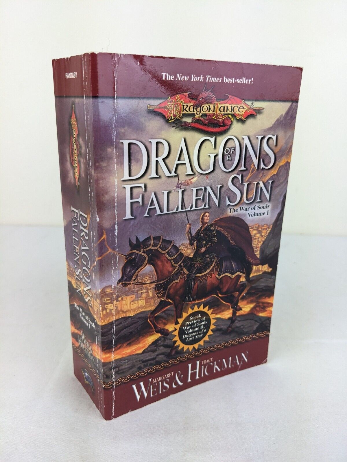 Dragonlance war of souls: Dragons of a fallen sun by Weis & Hickman 2001