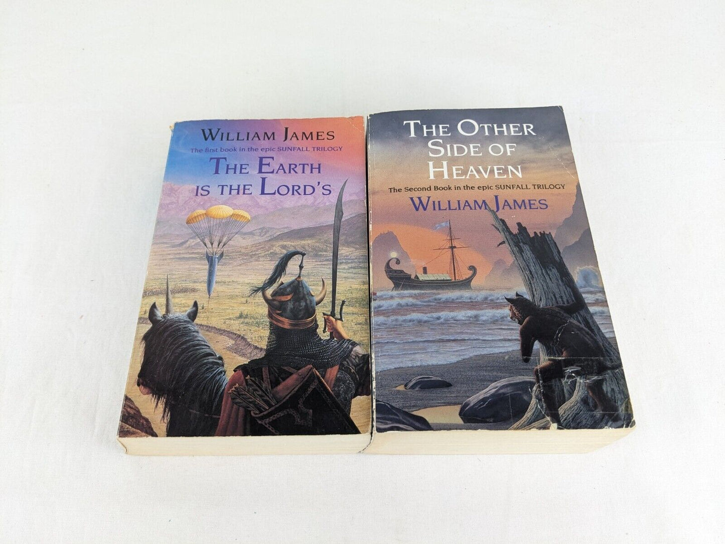 Earth Lord's & Side of Heaven by William James 1992 Sunfall trilogy