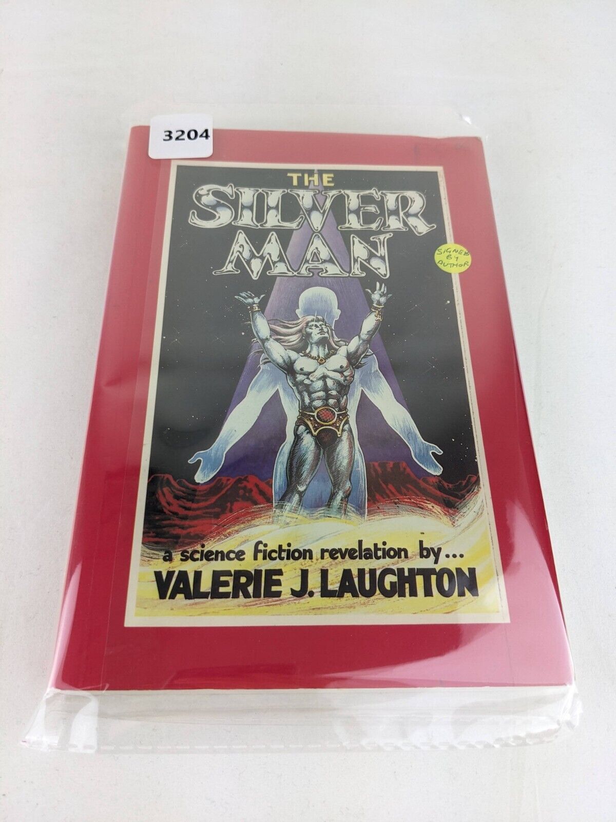 The silver man by Valerie J. Laughton 1984 Signed by Author