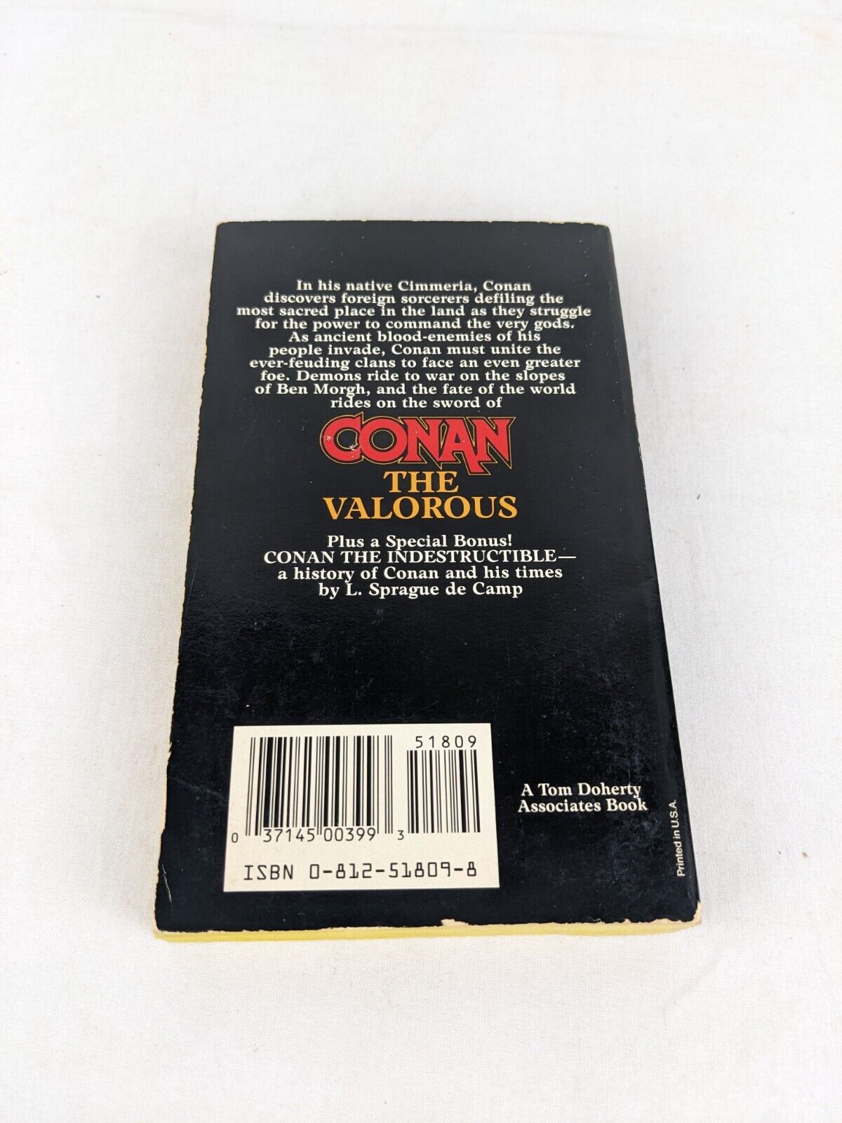 Conan the Valorous by John Maddox Roberts 1986 TOR