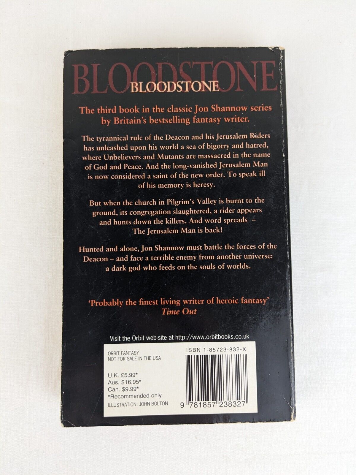 Bloodstone by David Gemmell 1999 Jon Shannow