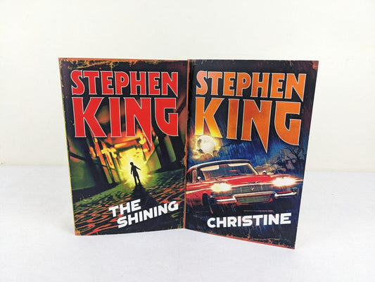 The Shining & Christine by Stephen King 2018 Halloween editions