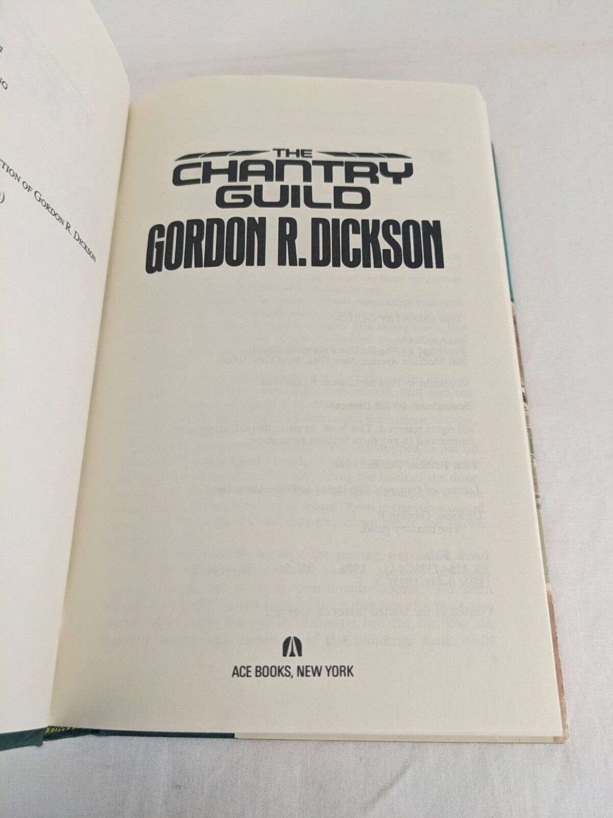 The Chantry Guild by Gordon R. Dickson First Edition 1988 Hardcover Childe Cycle