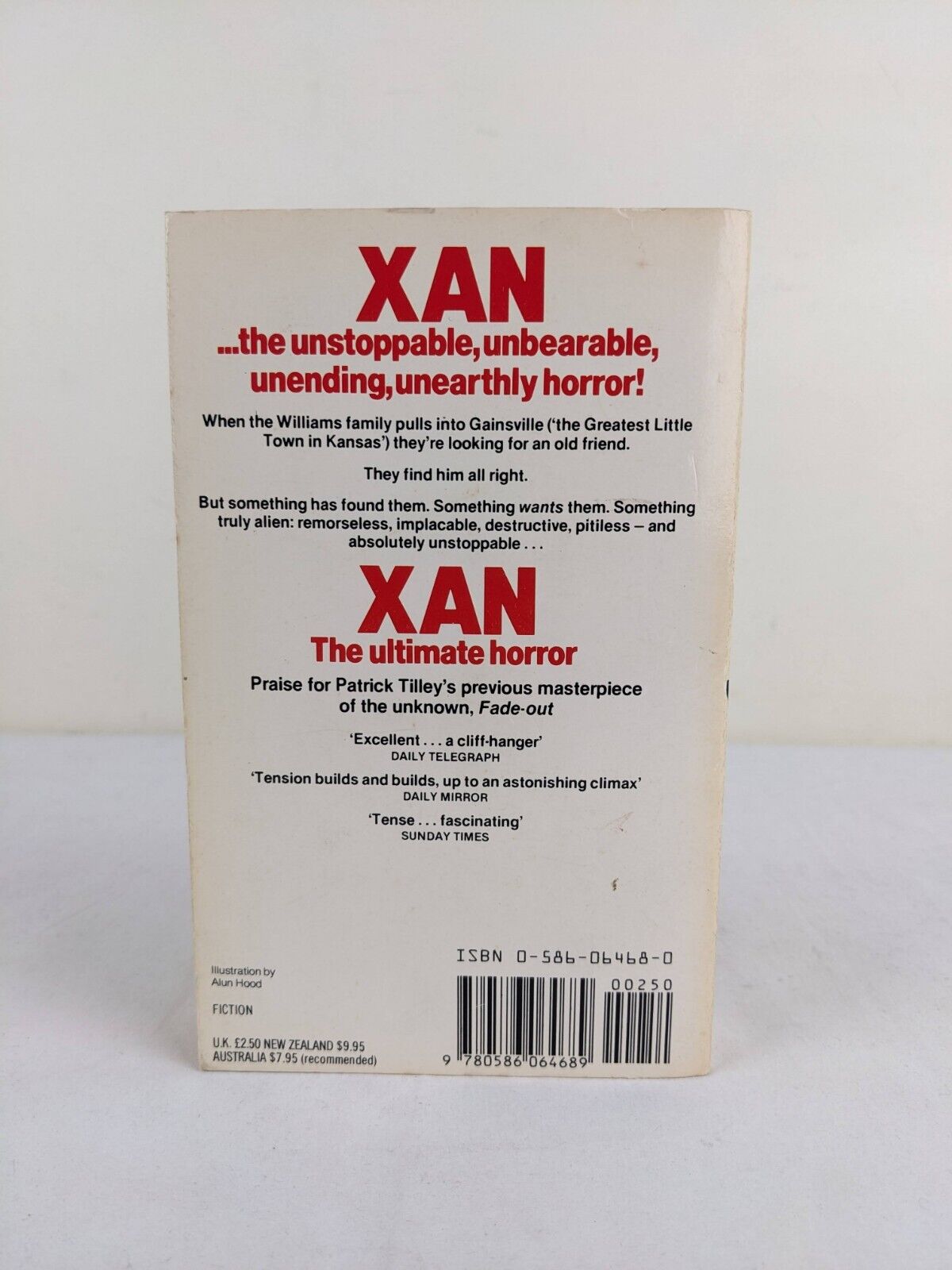 Xan by Patrick Tilley 1986 Horror / science fiction