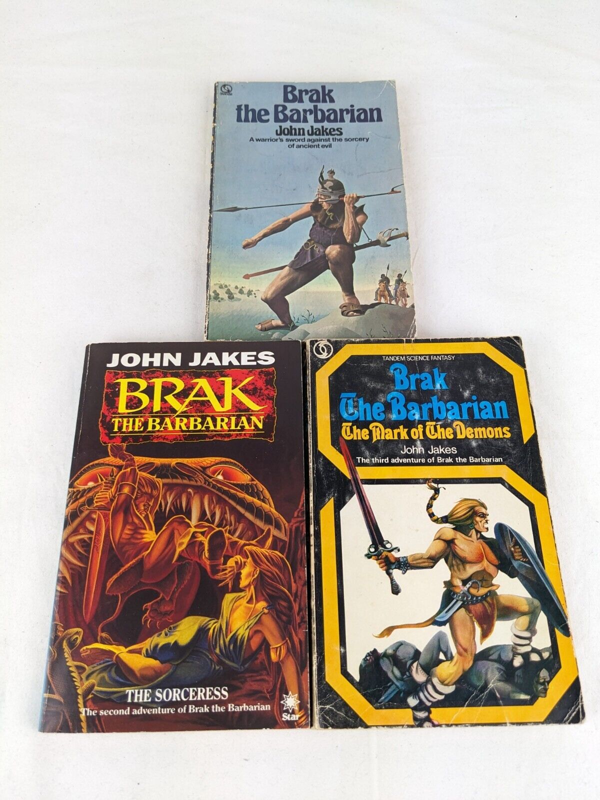 Brak the Barbarian by John Jakes 1976 Brak, The sorceress & Mark of the demons