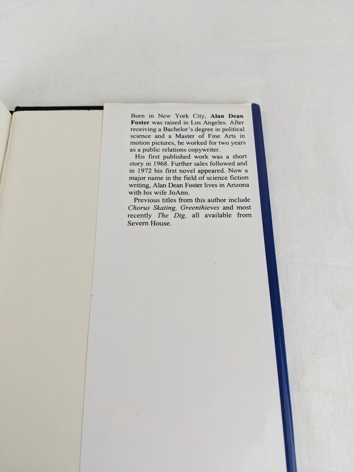 Dinotopia lost by Alan Dean Foster 1998 Hardcover Severn House Rare