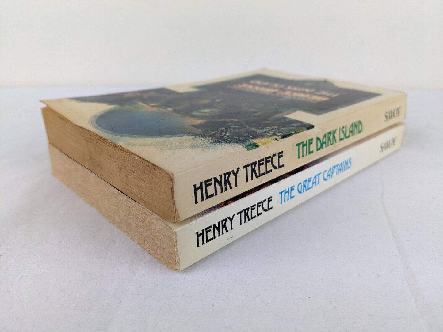 Henry Treece: The dark island & The great captains 1980  - Celtic Tetralogy