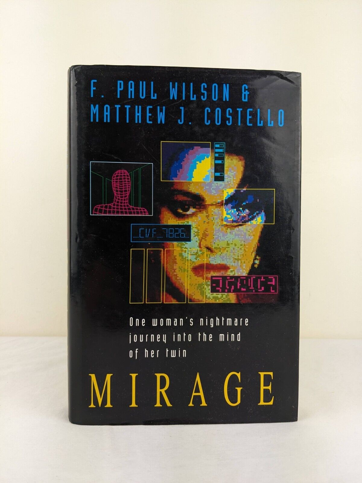 Mirage by F. Paul Wilson & Matthew J. Costello 1996 Hardcover Sci-fi Thriller