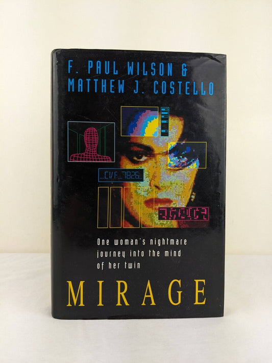 Mirage by F. Paul Wilson & Matthew J. Costello 1996 Hardcover Sci-fi Thriller