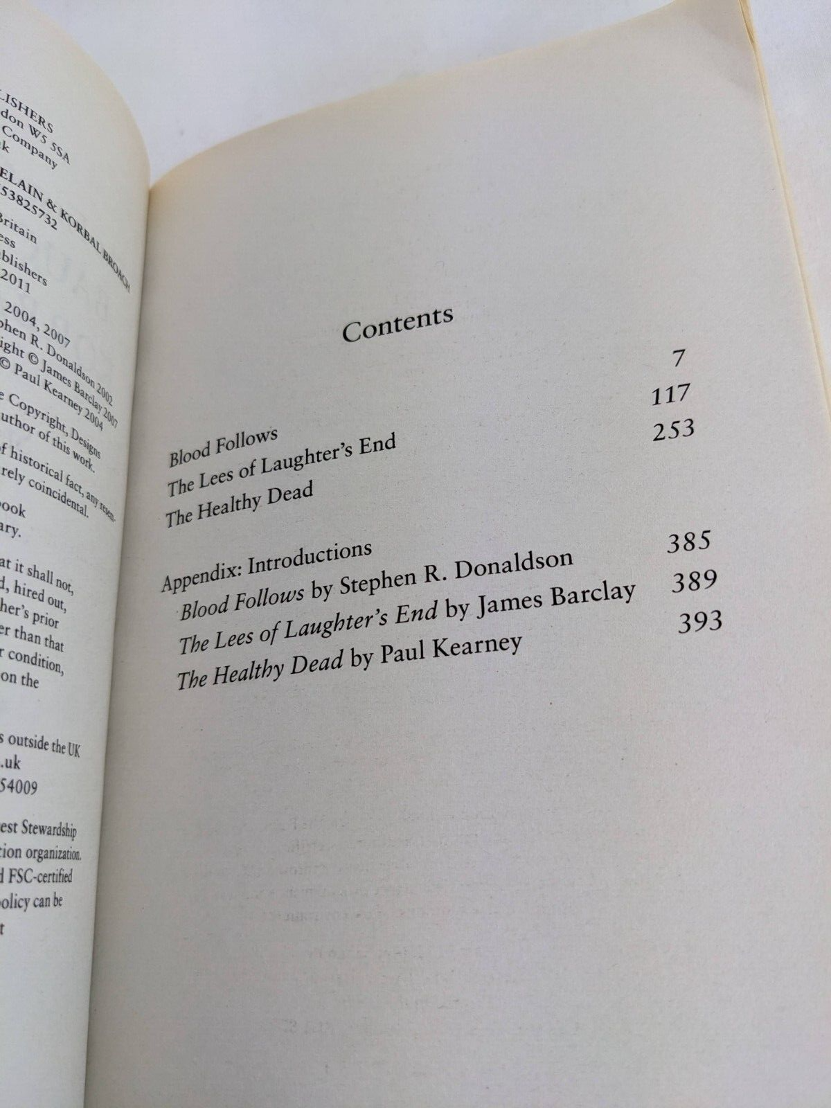 Bauchelain & Korbal Broach by Steven Erikson 2011