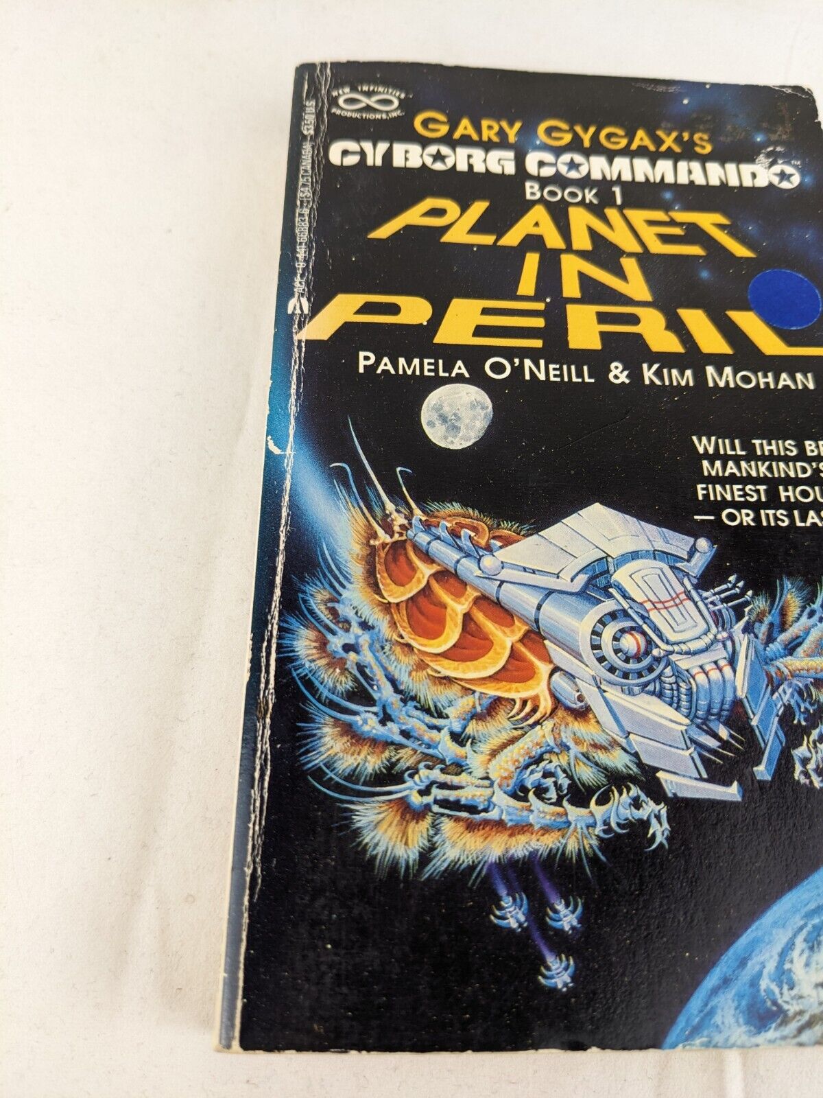 Gary Gygax Cyborg commando trilogy complete by Pamela O'neill 1987 First Print