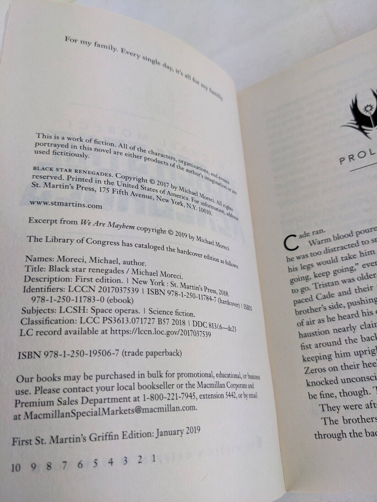 Black star renegades by Michael Moreci 2019