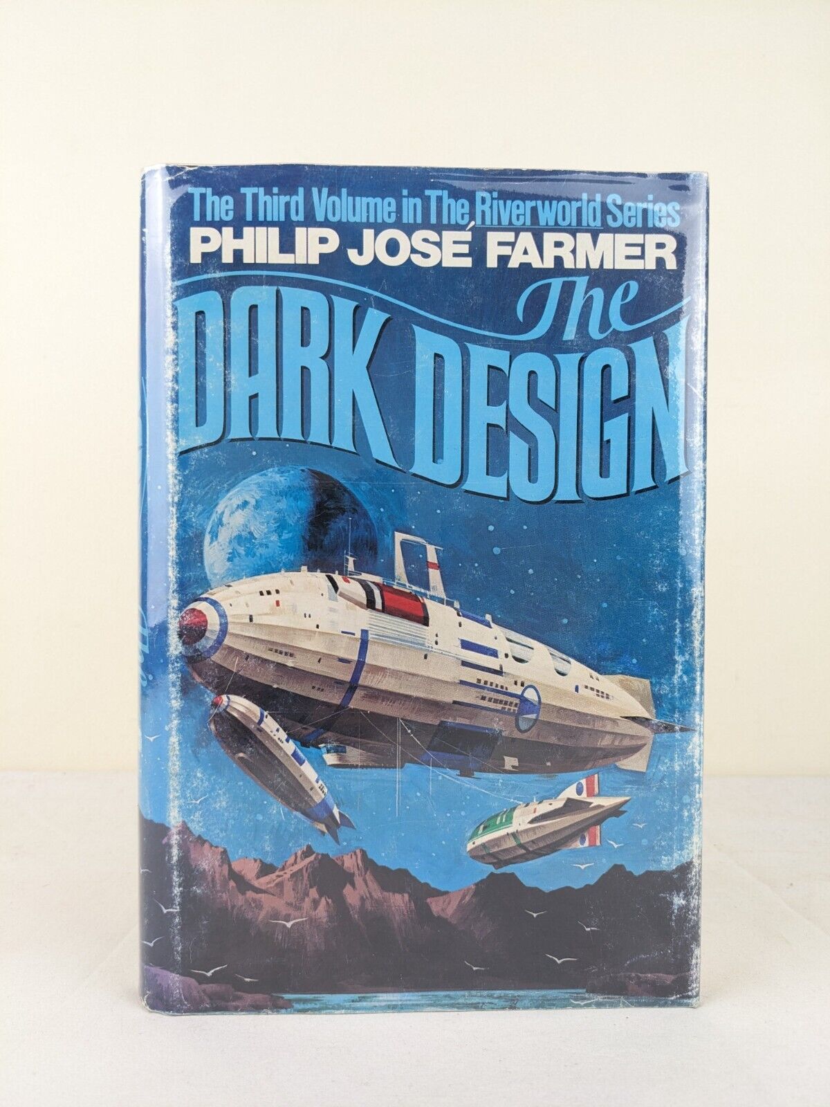 The dark design by Philip Jose Farmer 1977 First Edition Hardcover Riverworld 3