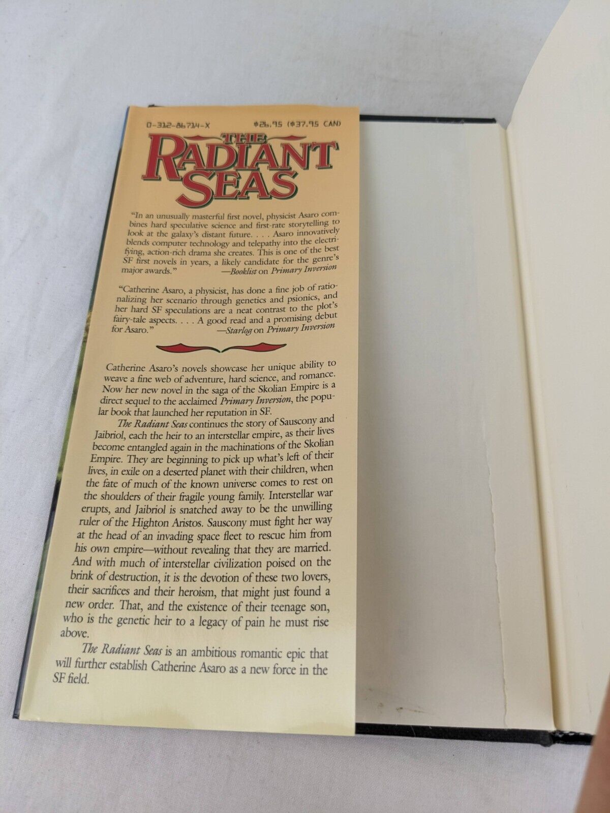 The radiant seas by Catherine Asaro 1999 Hardcover First Edition Skolian Empire