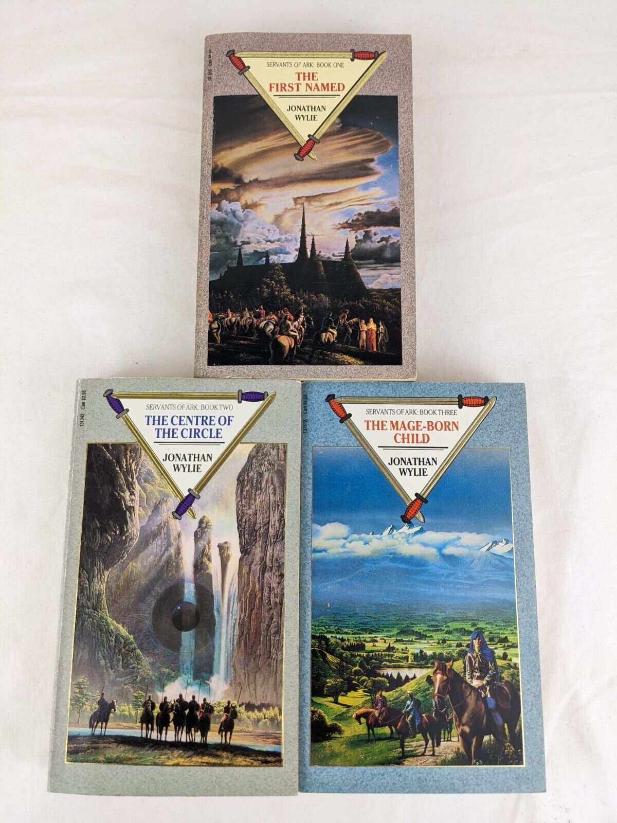 Servants of Ark trilogy by Jonathan Wylie 1987 - First named, Circle, Child