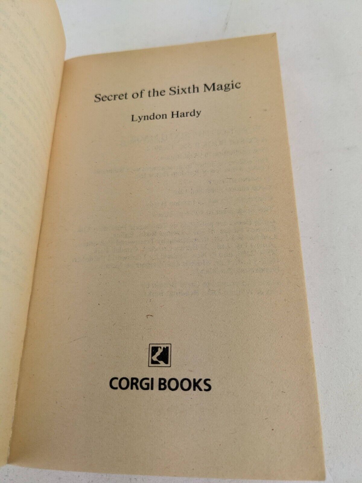 secret of the sixth magic by Lyndon Hardy 1986 Magic by the Numbers