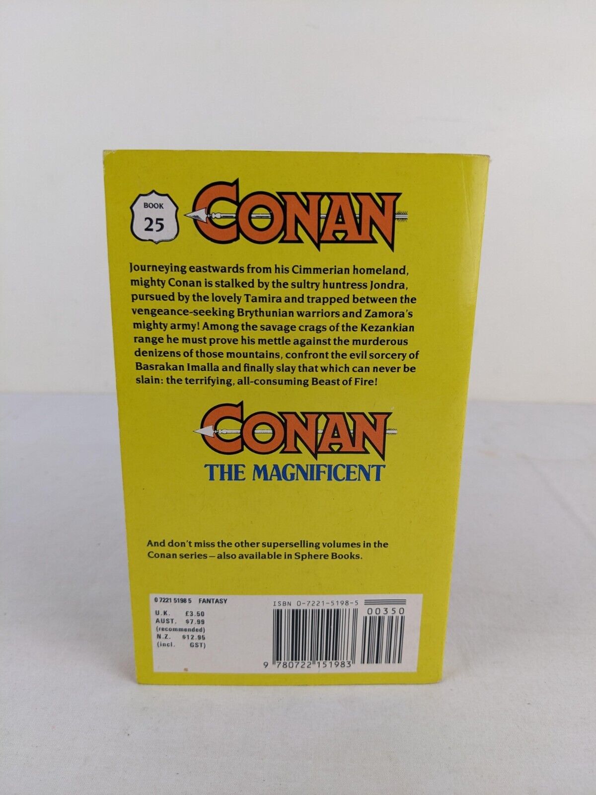 Conan: The Magnificent by Robert Jordan 1989