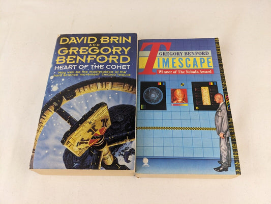 David Brin & Gregory Benford x 2 - Heart of the comet & Timescape 1989