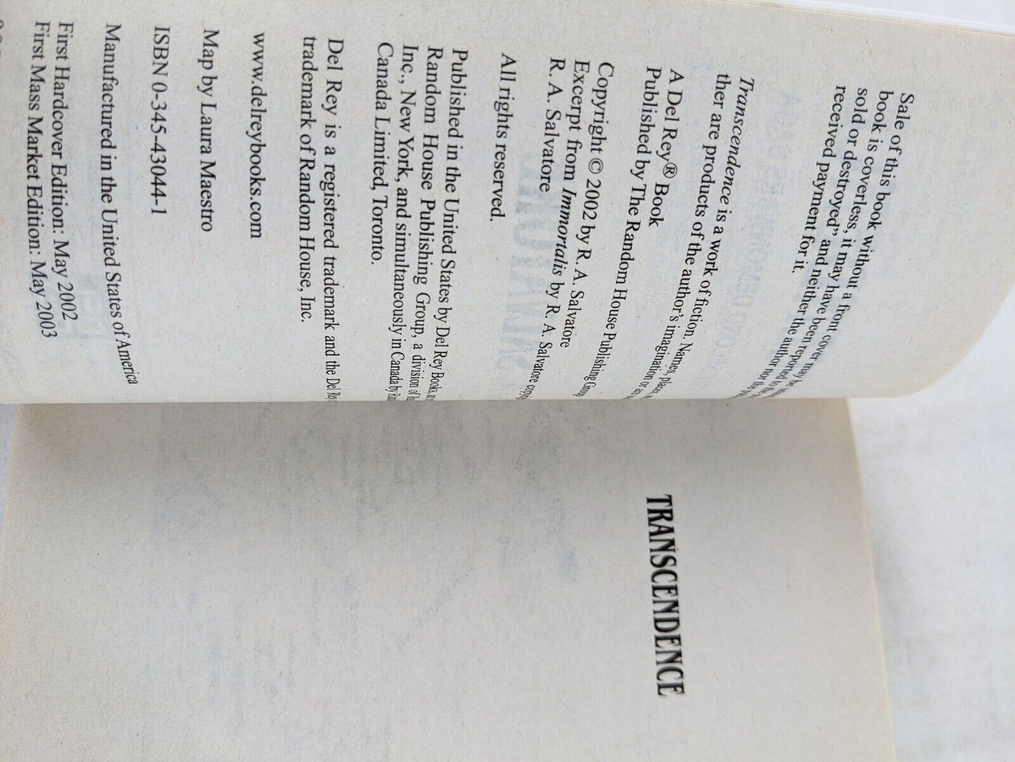 The Second Demonwars Saga By R.A. Salvatore 2001 - mortalis, ascendance etc.