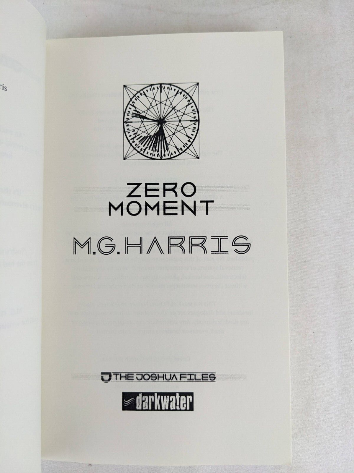 The Joshua Files x 4 by M.G. Harris 2012 Descendant Zero Parrallel Apocolypse