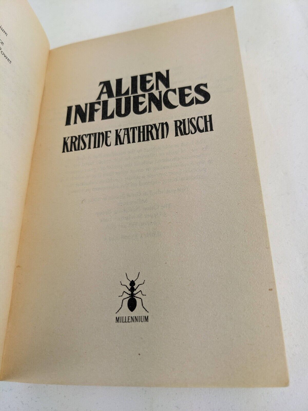 Alien Influences by Kristine Kathryn Rusch 1995