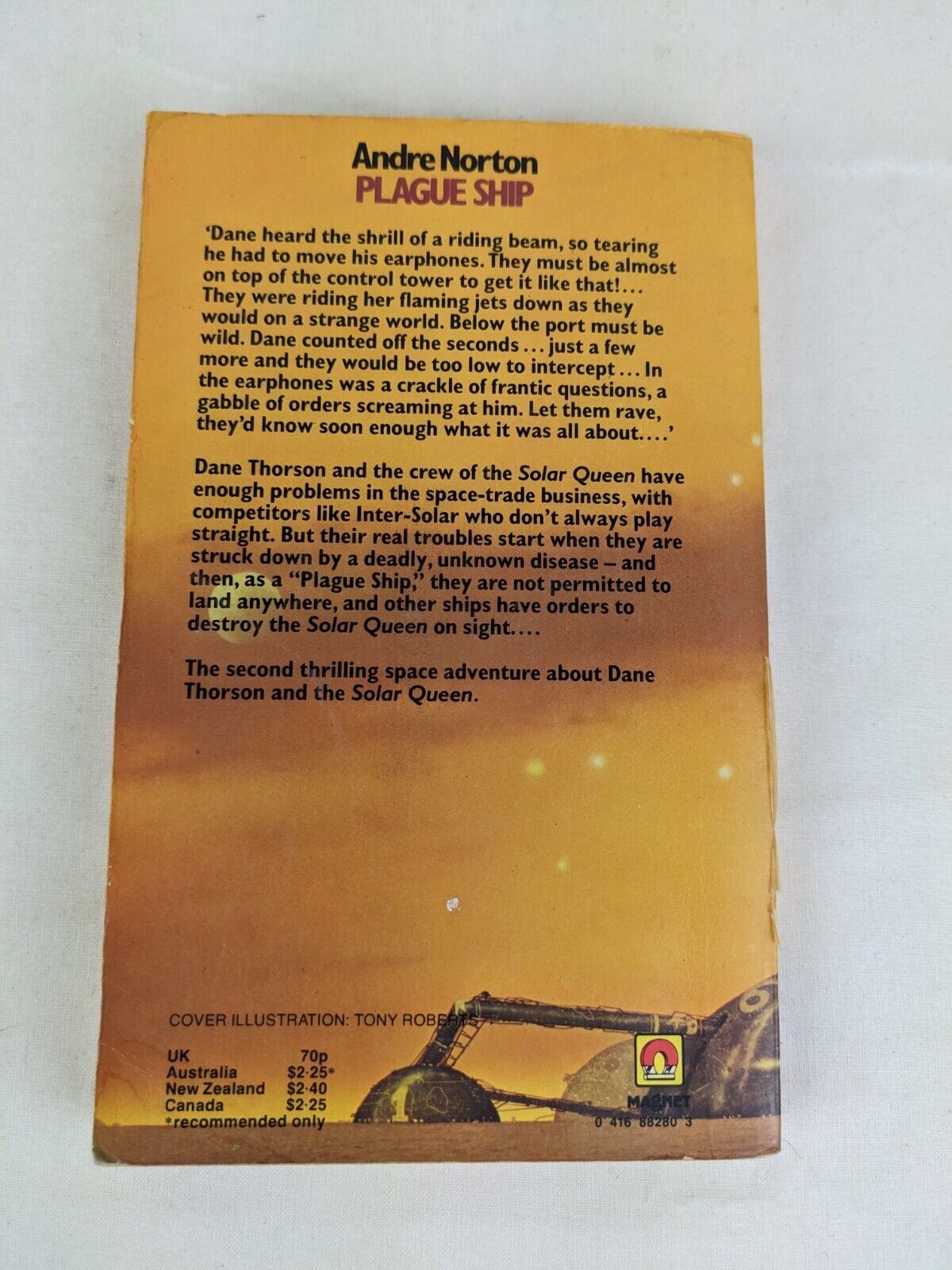 Plague Ship by Andre Norton  1979