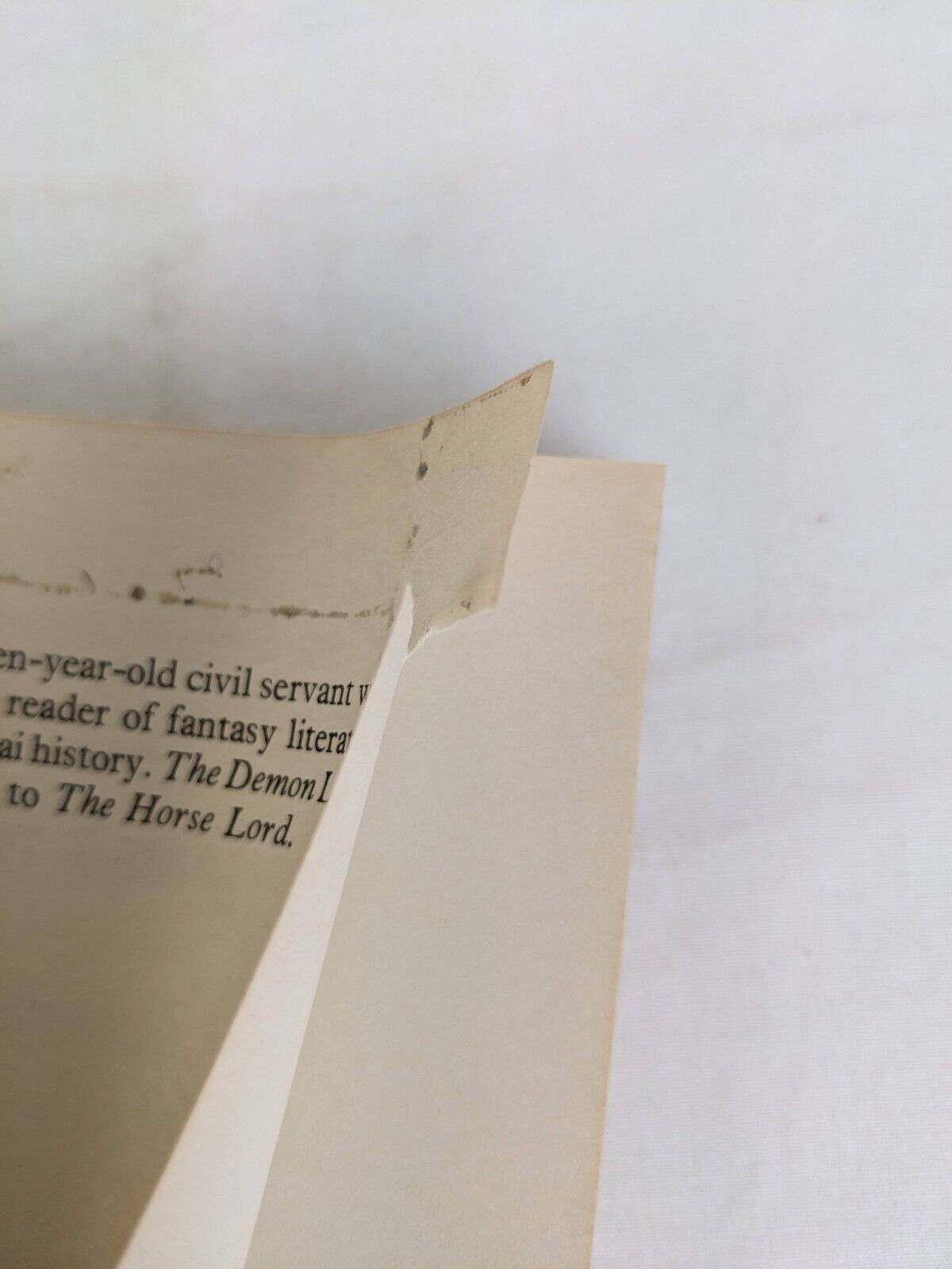 The demon lord by Peter Morwood 1984 Book of years Century