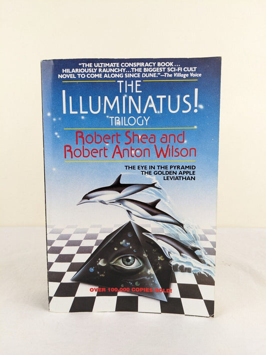 illuminatus! trilogy by Robert Shea & Robert Anton Wilson 1988 Eye, Apple Leviat