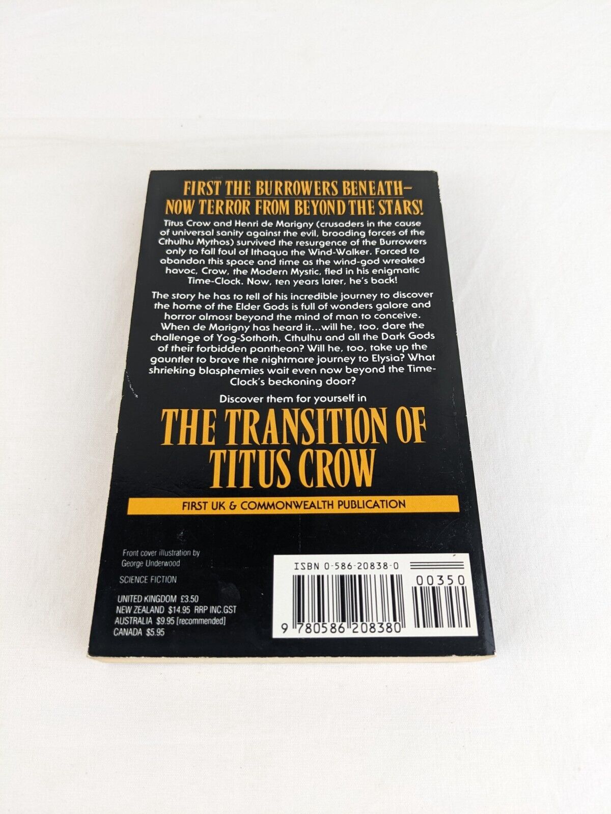 The transition of titus crow by Brian Lumley 1991 Titus Crow - Cthulhu Mythos