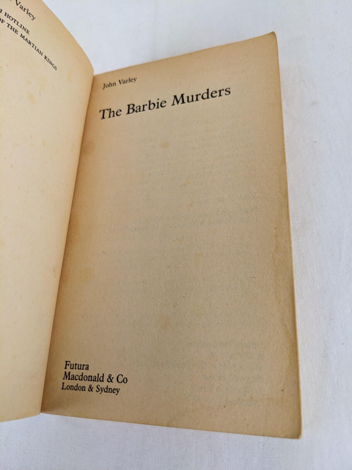 The barbie murders by John Varley 1983