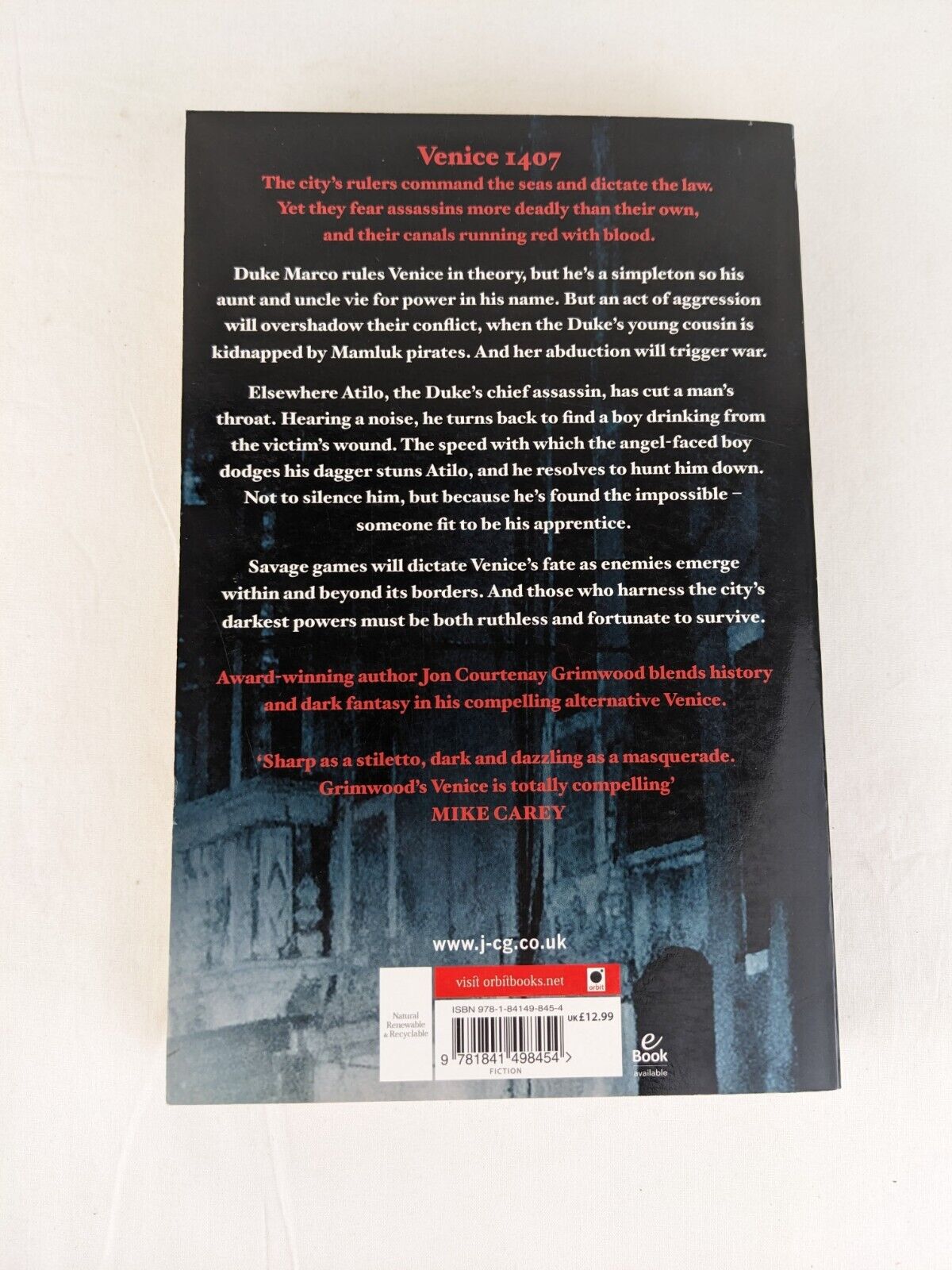The fallen blade by Jon Courtenay Grimwood 2011 The assassini