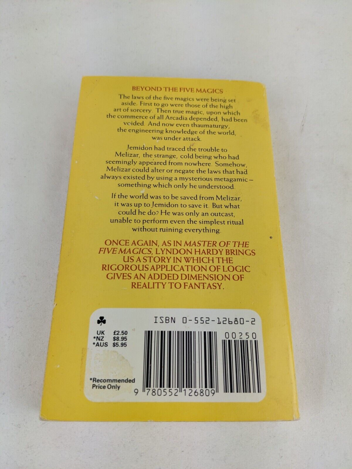 secret of the sixth magic by Lyndon Hardy 1986 Magic by the Numbers