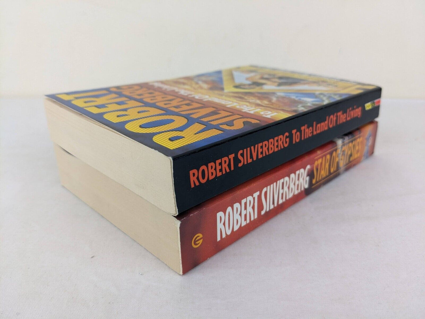 Robert Silverberg x 2 - Land of the living 1990 & Star of Gypsies 1987