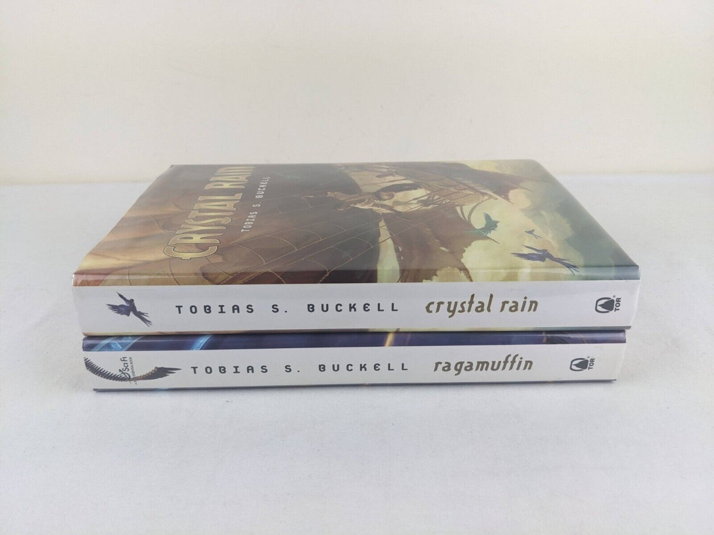 Xenowealth: Crystal Rain & Ragamuffin by Tobias Buckell 2006 Hardcover First Ed.