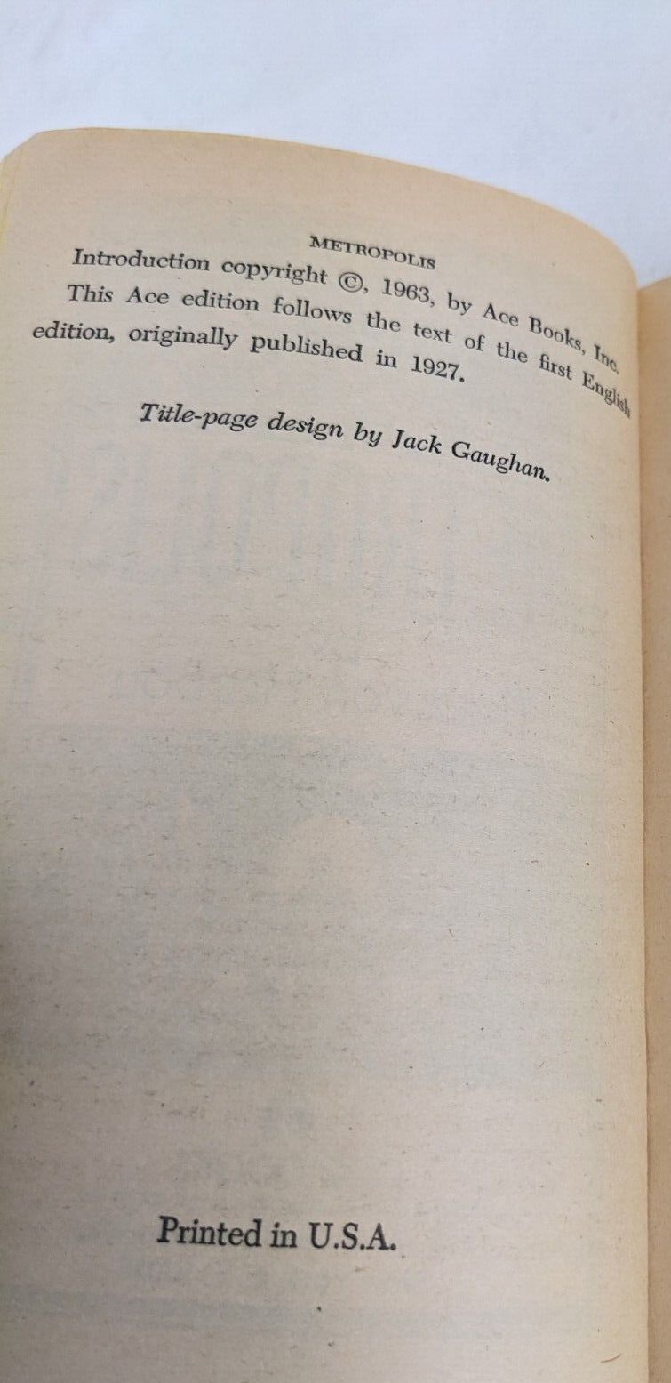 Metropolis by Thea Von Harbou 1963