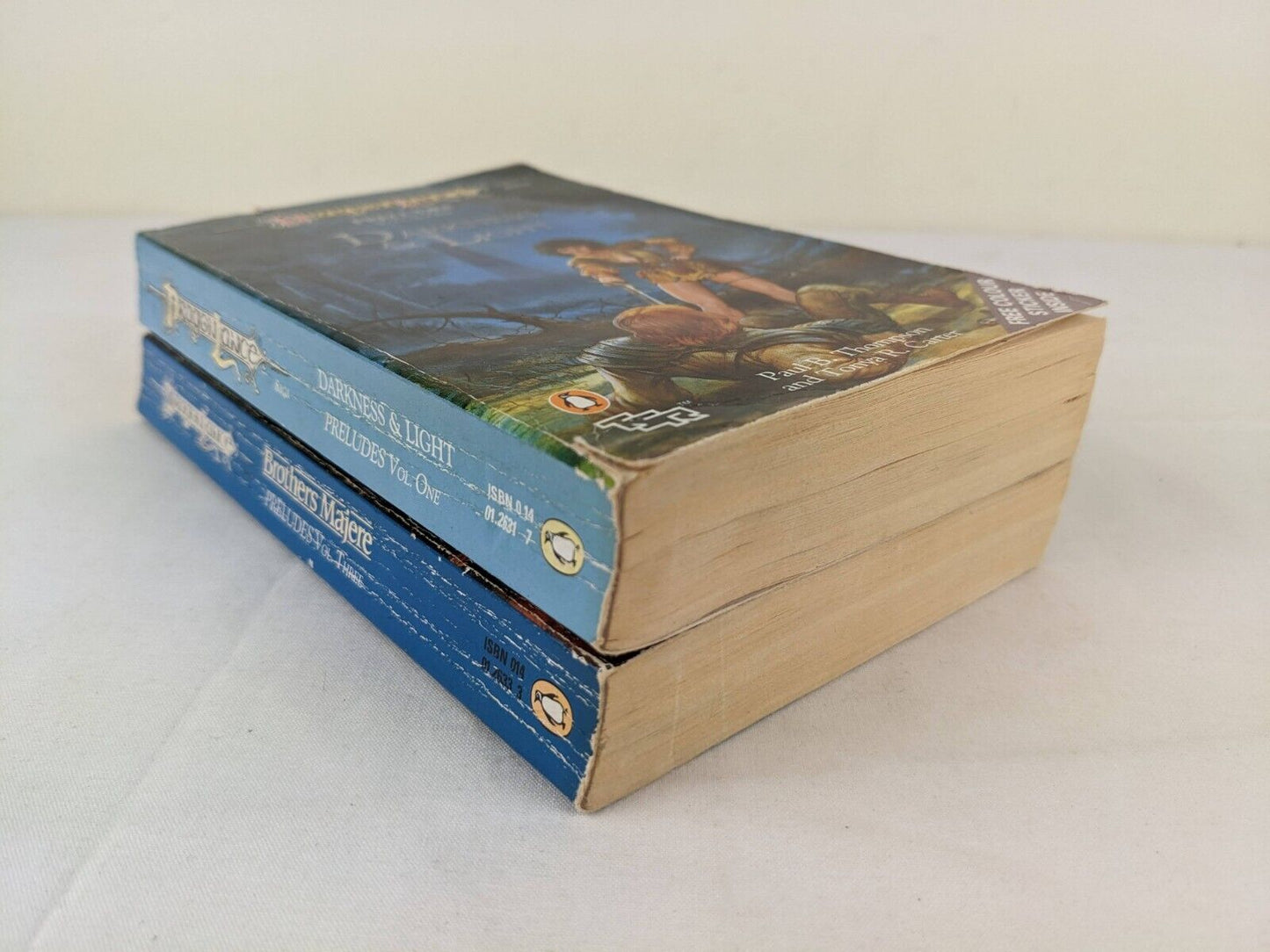 Dragonlance Preludes Darkness light Brothers Majere - Thompson Carter Stein 1989