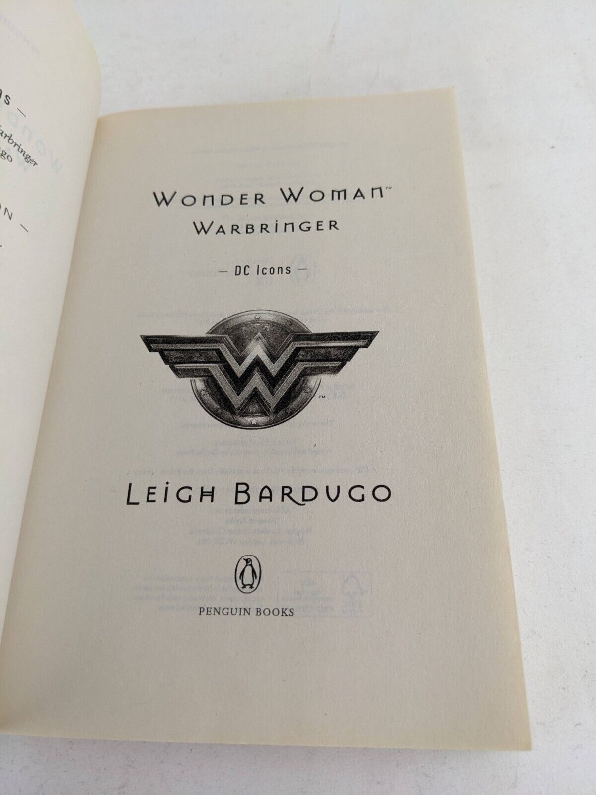 Wonder woman x 3 books - Warbringer, Wonder woman & Mythos - Bardugo, Perry, Lay