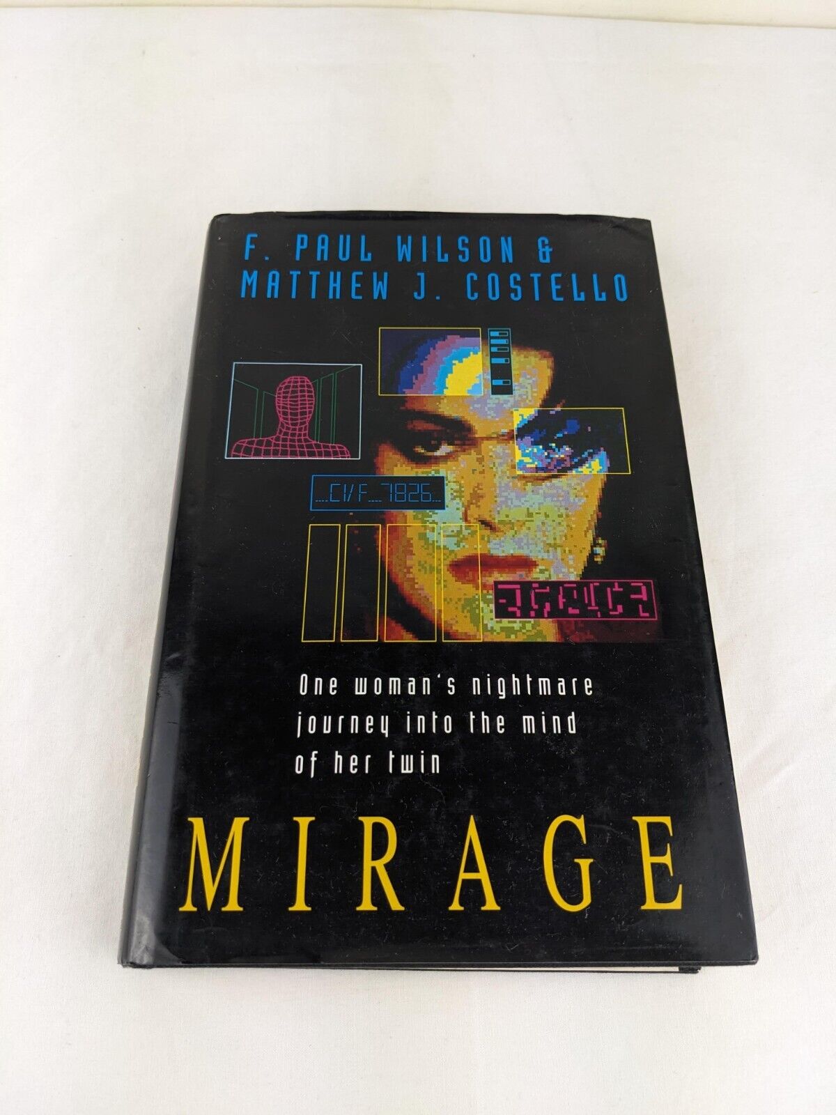 Mirage by F. Paul Wilson & Matthew J. Costello 1996 Hardcover Sci-fi Thriller