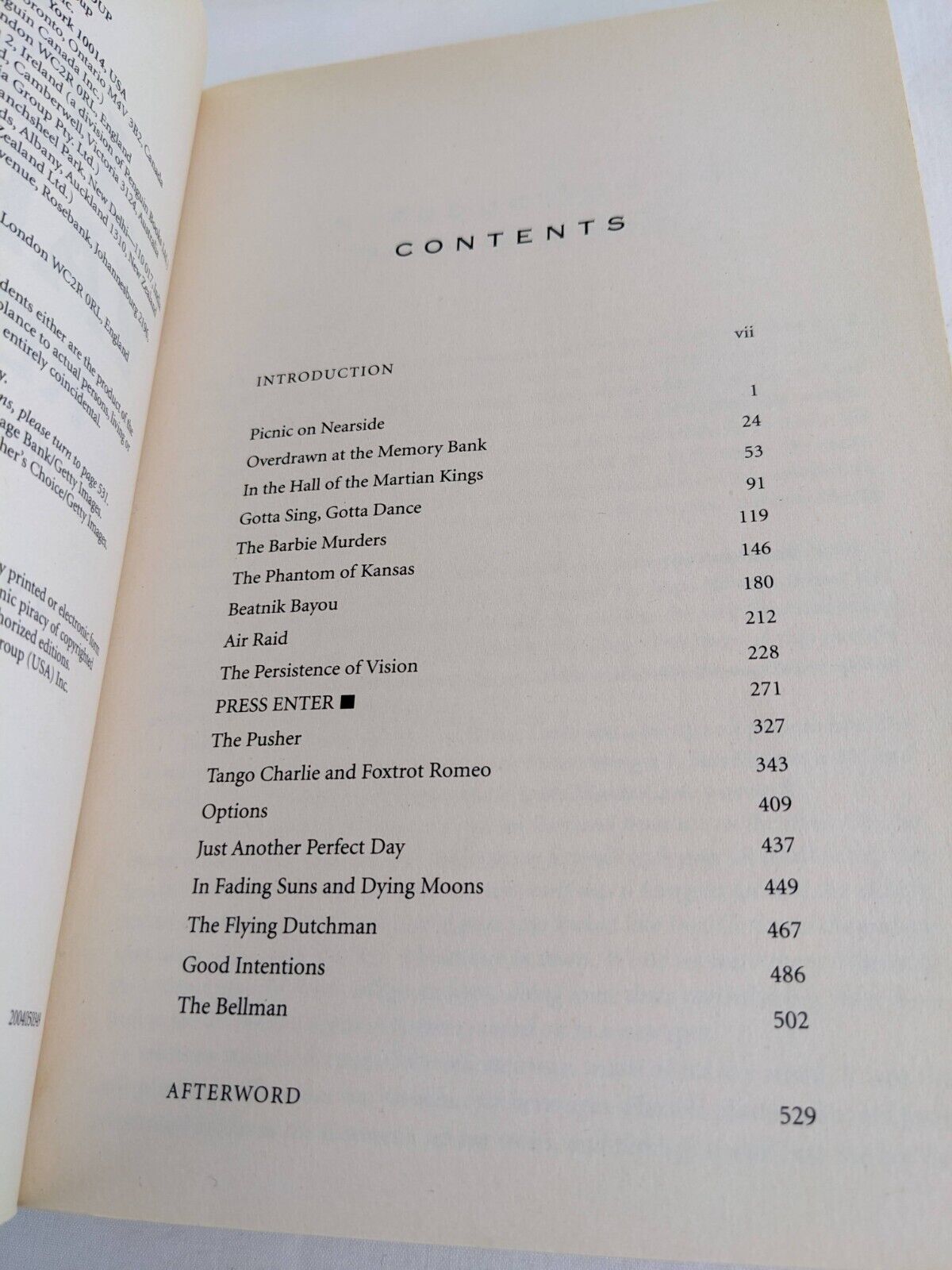 The John Varley Reader: Thirty years of short fiction 2004 First Edition