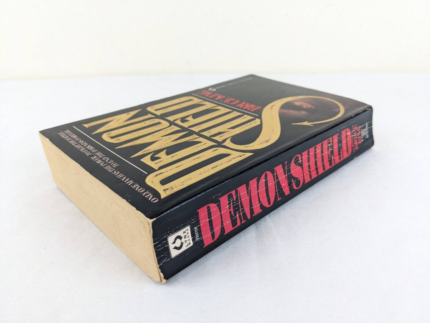 Demon Shield by Bruce King 1989 First Printing Lynx Books Horror