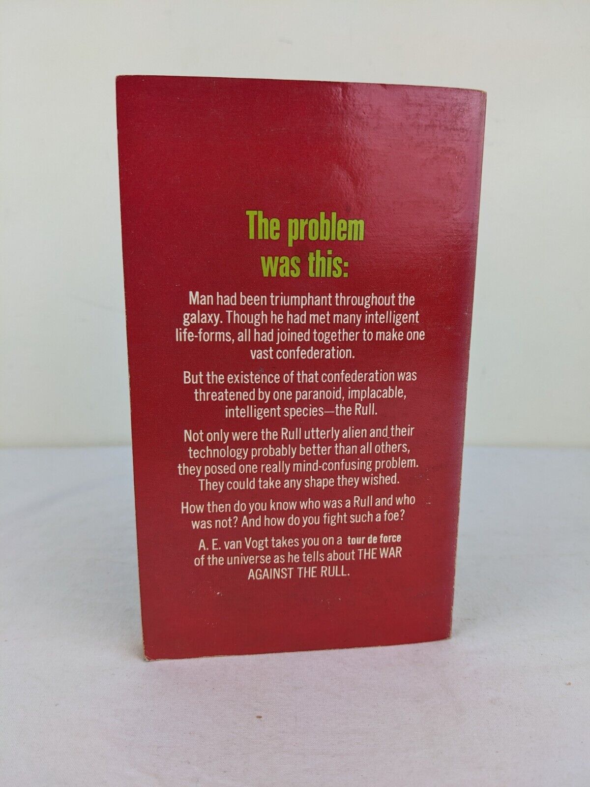 The war against the rull by A.E. Van Vogt 1959 Ace books