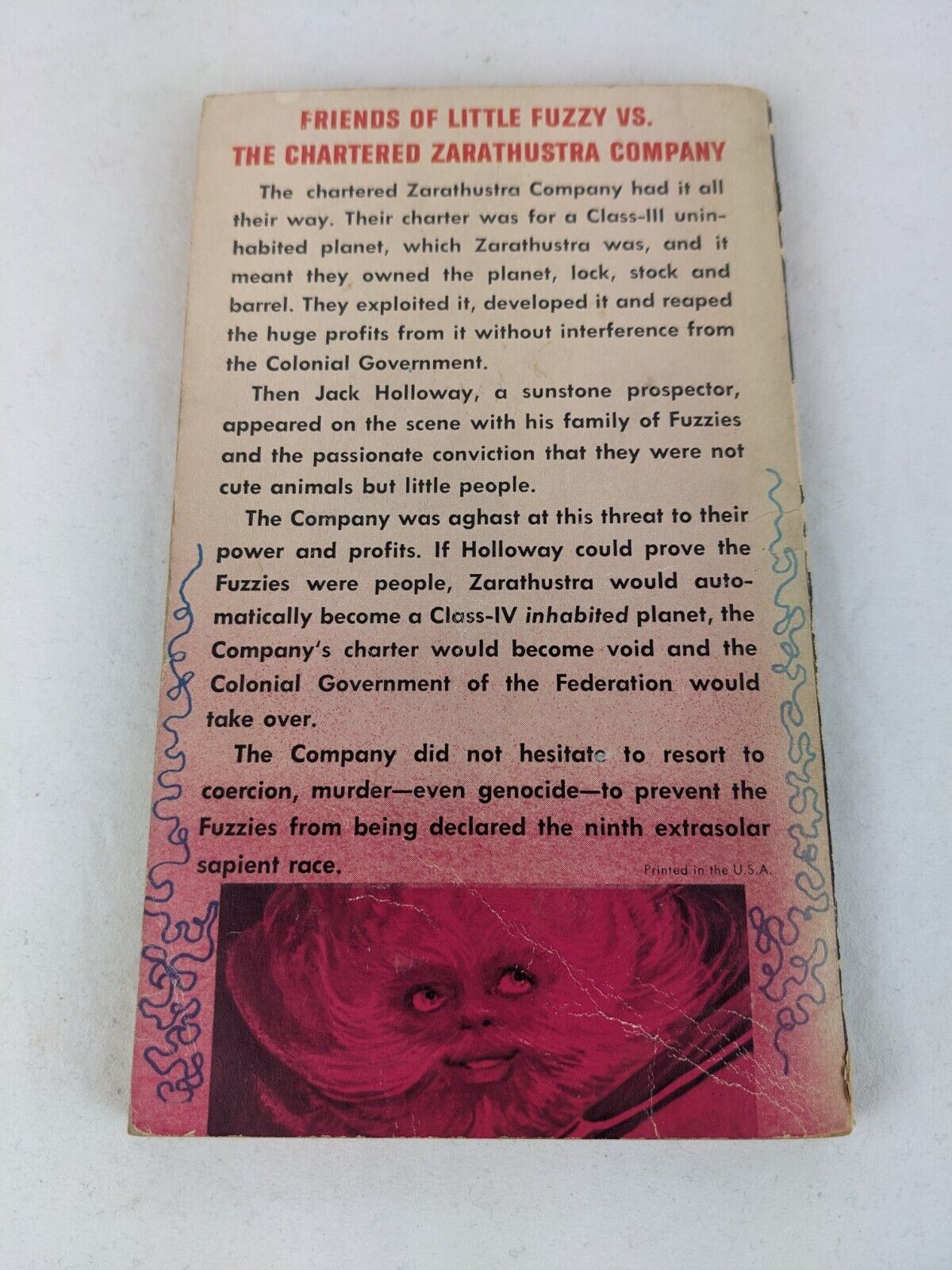 Little fuzzy by H. Beam Piper 1962 Vintage Ace books