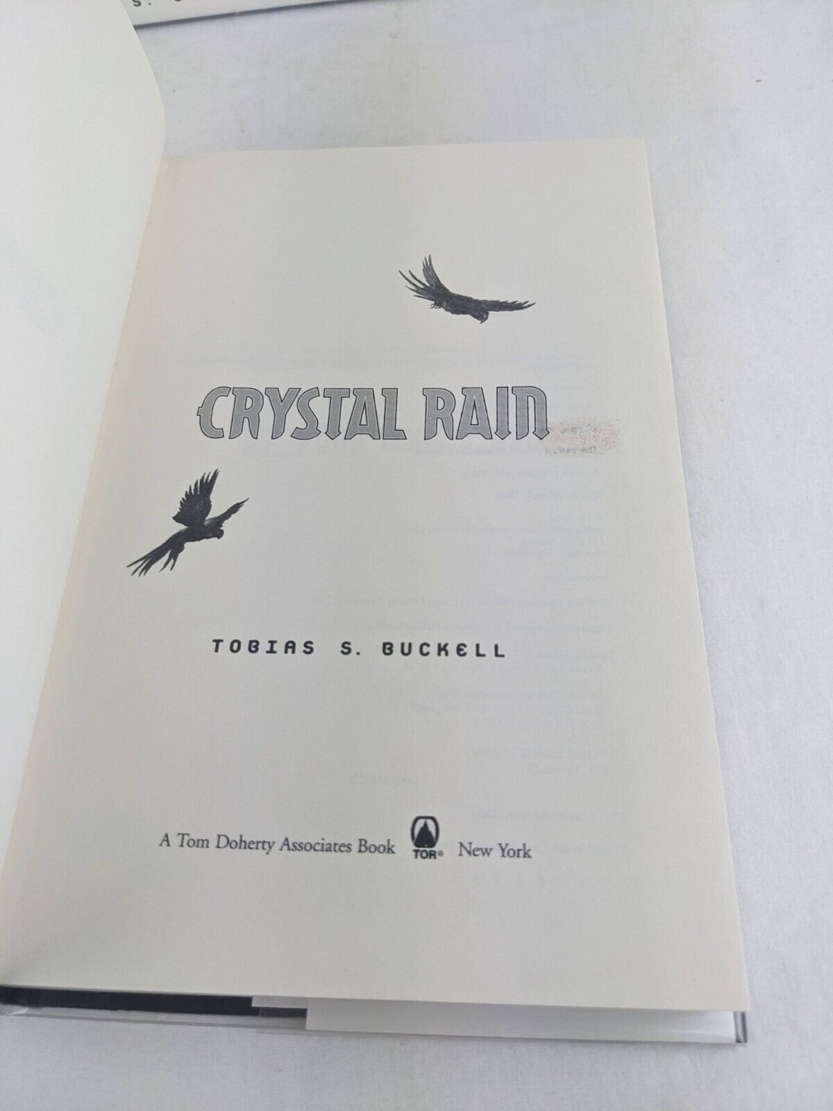 Xenowealth: Crystal Rain & Ragamuffin by Tobias Buckell 2006 Hardcover First Ed.